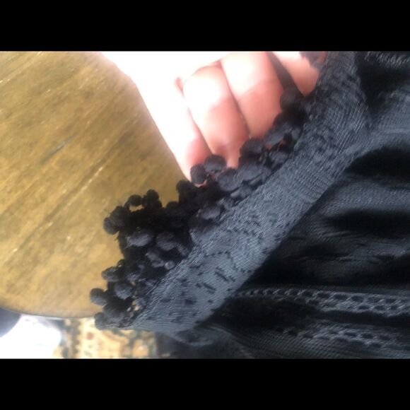 🔥🔥American Rag Cie Energy black shorts Romper . With pockets &pom pom detail - Picture 9 of 12